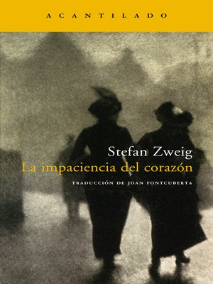 cover image of La impaciencia del corazón